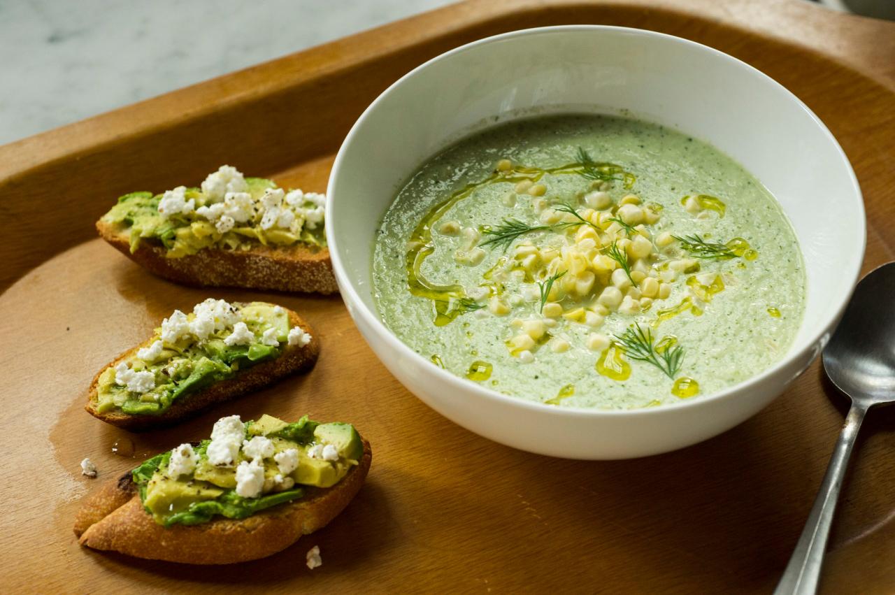 Chilled Cucumber Soup With Avocado Toast Recipe - NYT Cooking