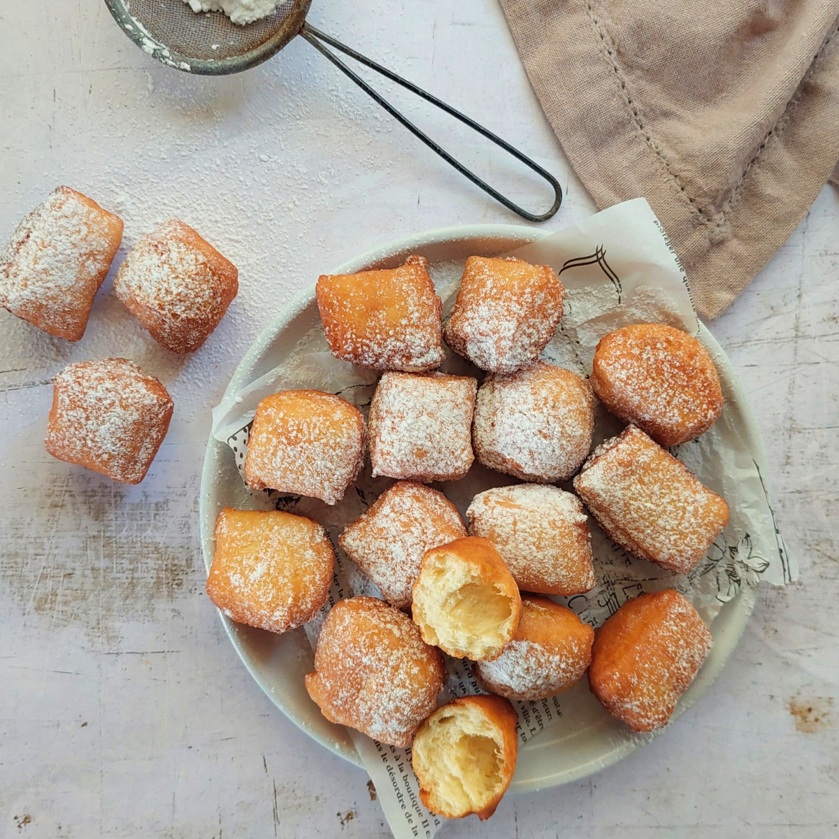No Yeast French Donuts (Beignets) ⋆ The Gardening Foodie