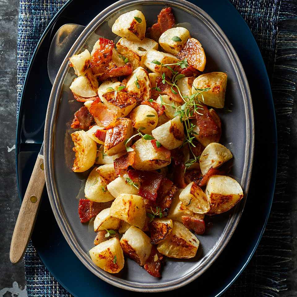 Honey & Ginger Roasted Turnips