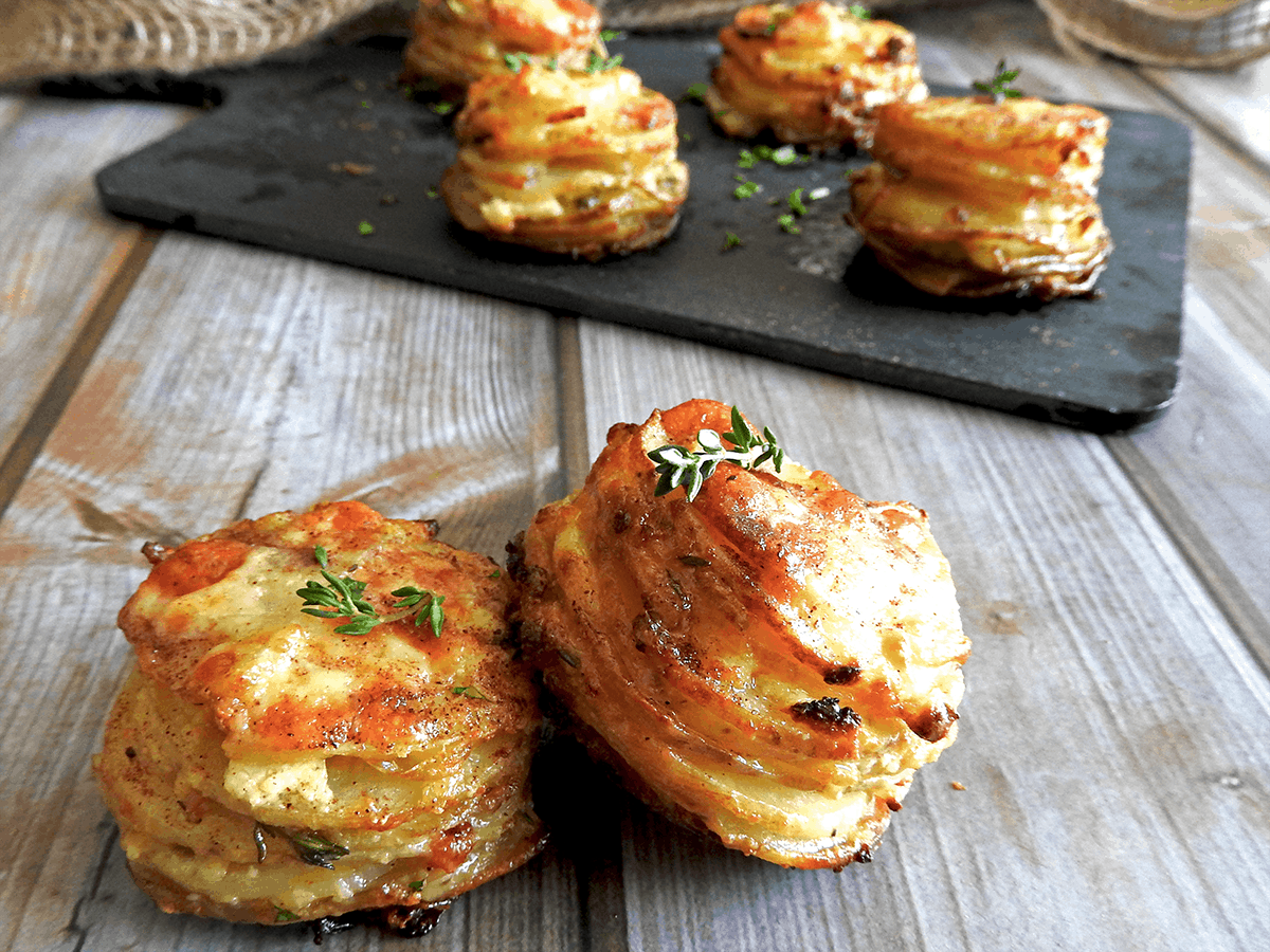 Individual Dauphinoise Potatoes Recipe - Feed Your Sole