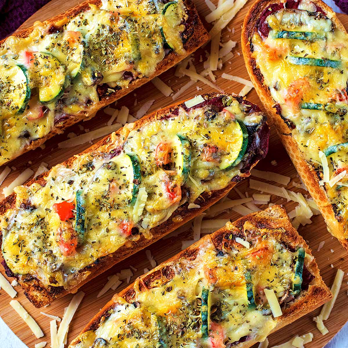 French Bread Pizza - Hungry Healthy Happy
