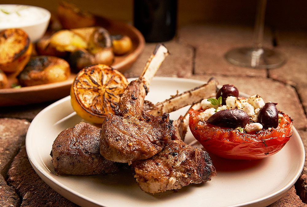 Greek Grilled Lamb Chops Recipe - Barbecuebible.com
