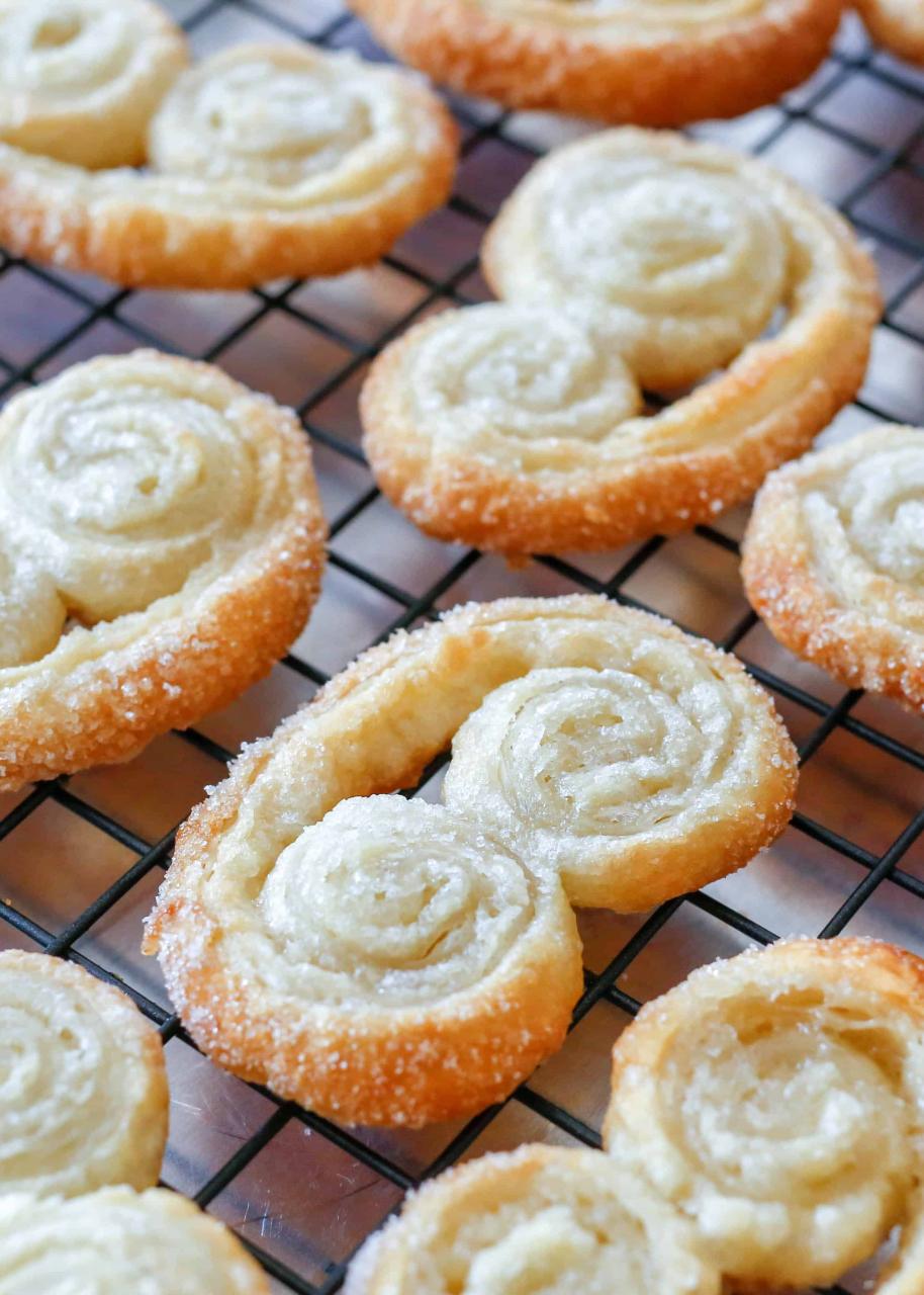 Palmier Cookies - Barefeet in the Kitchen