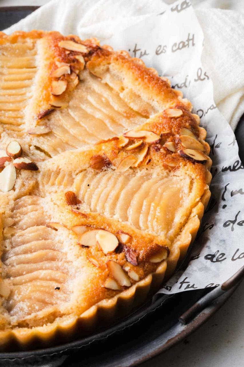 Pear Frangipane Tart | Baker Street Society