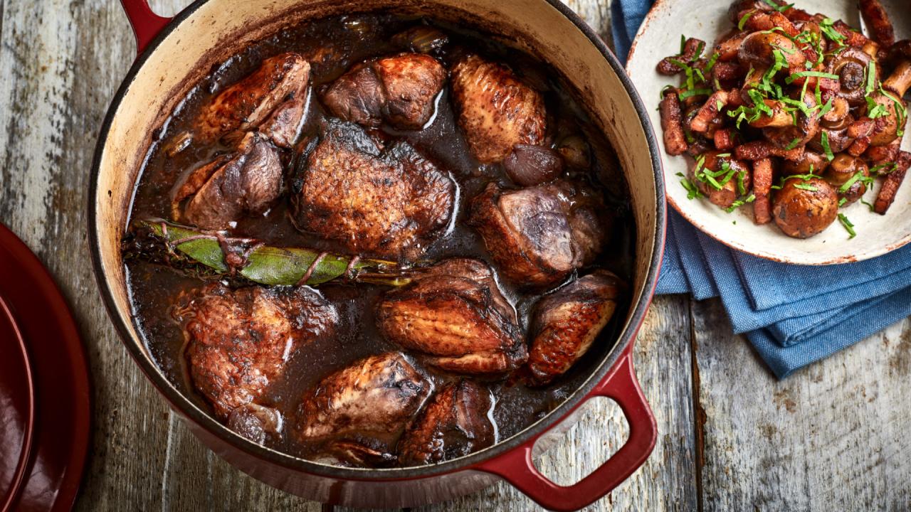 Coq au vin - Raymond Blanc OBE