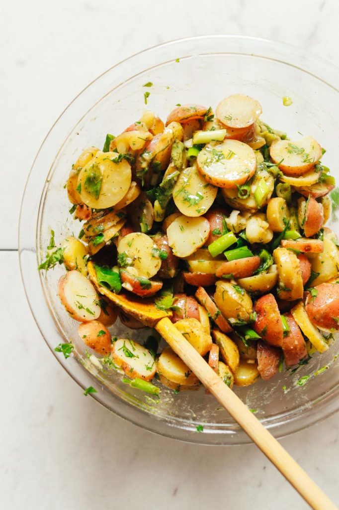 Simple French-Style Potato Salad | Minimalist Baker Recipes