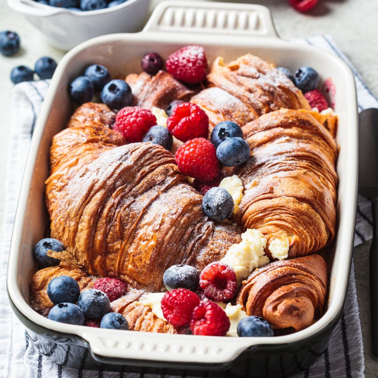 Baked Croissant French Toast