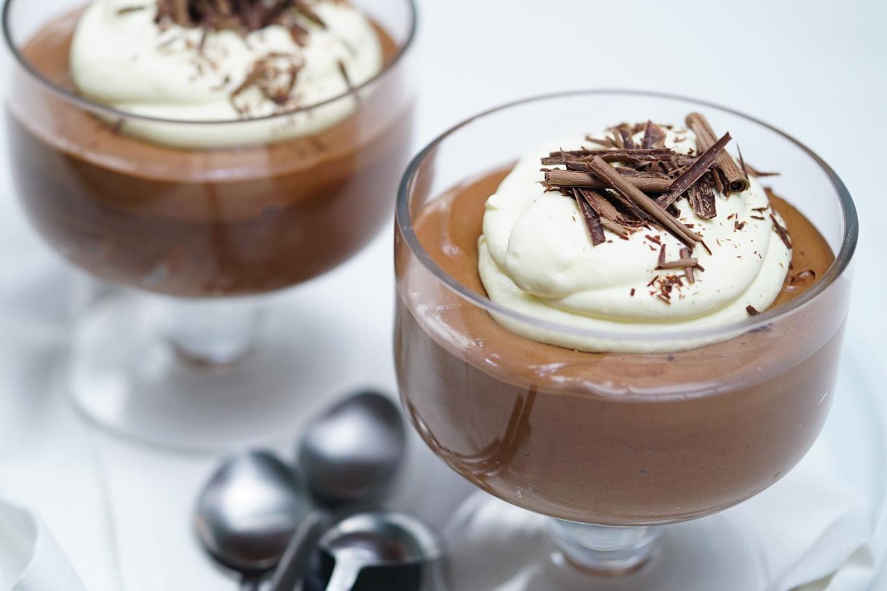 Chocolate mousse in minutes