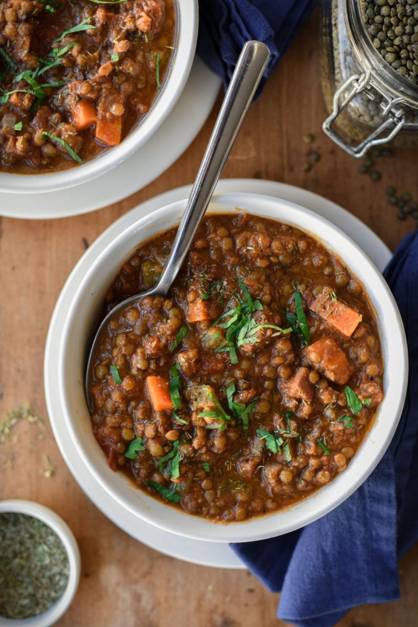 Classic French Lentil Soup - Pardon Your French