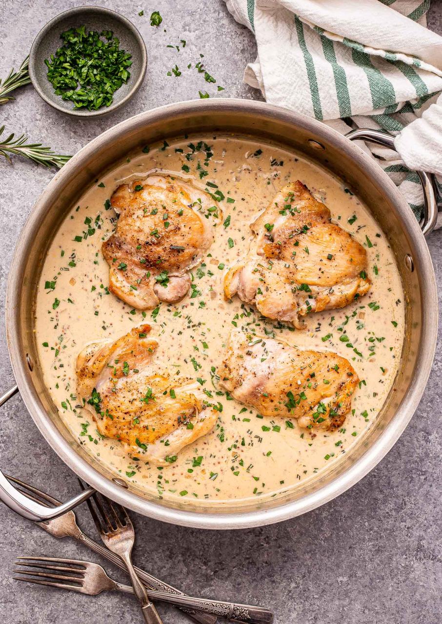 Creamy Mustard Chicken - Recipe Runner