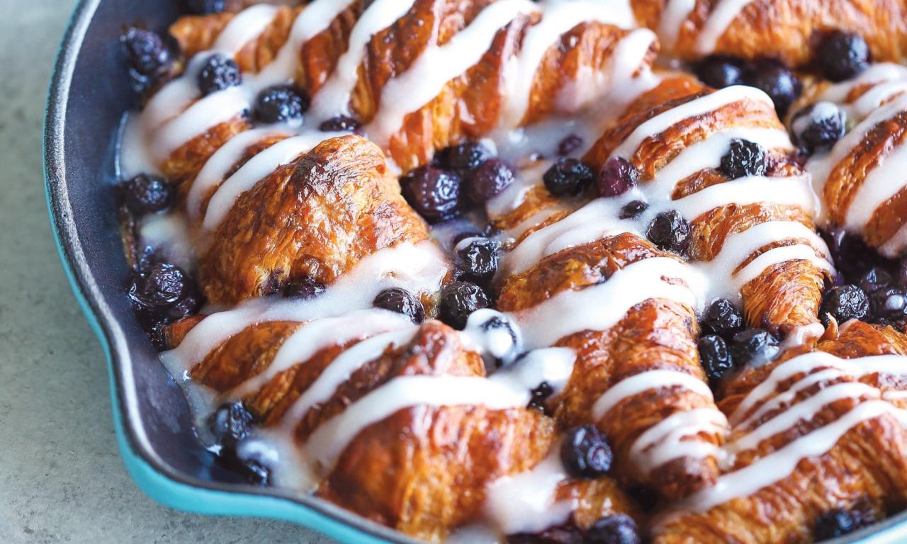 Overnight Blueberry Croissant Breakfast Bake Is a Recipe for Sweet Dreams Recipe | MyRecipes