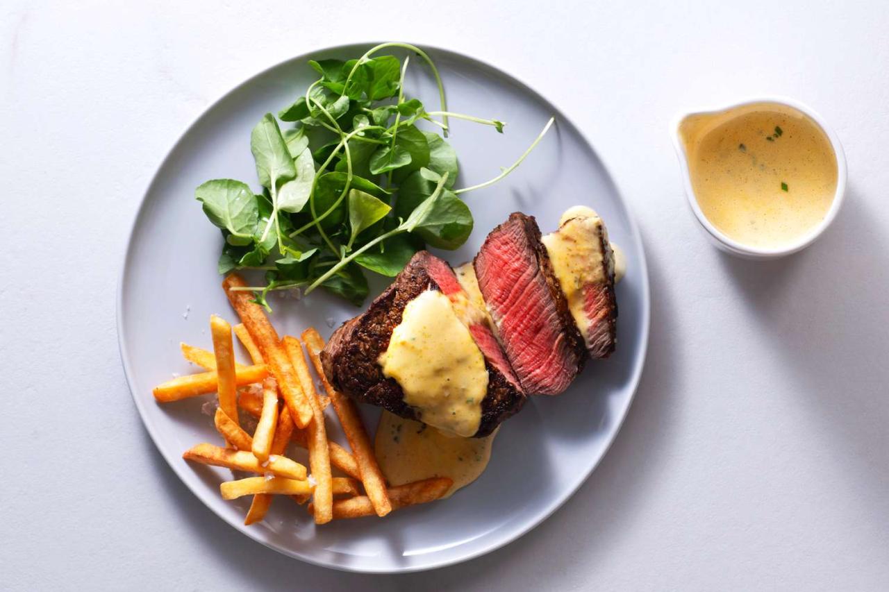Grilled Filet Mignon with Bearnaise Sauce Recipe