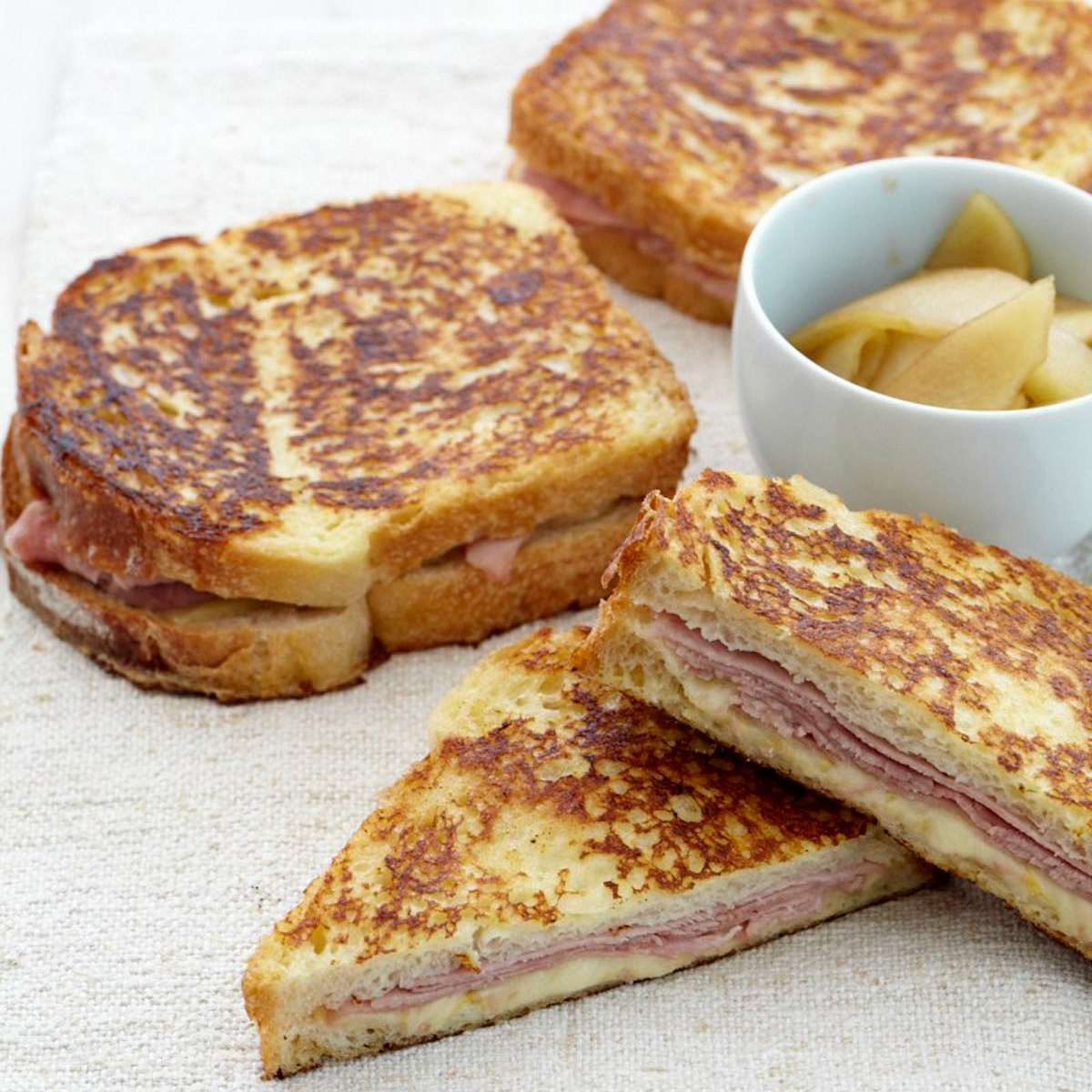 Ham and Gruyère French Toast Sandwiches Recipe - Jesse Cool