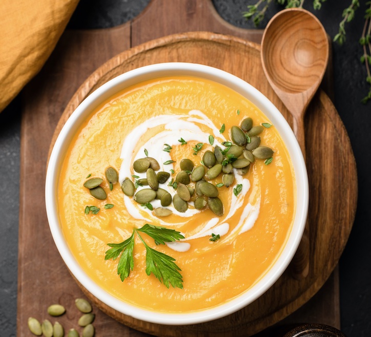 Creamy Keto Pumpkin Soup - Instrupix
