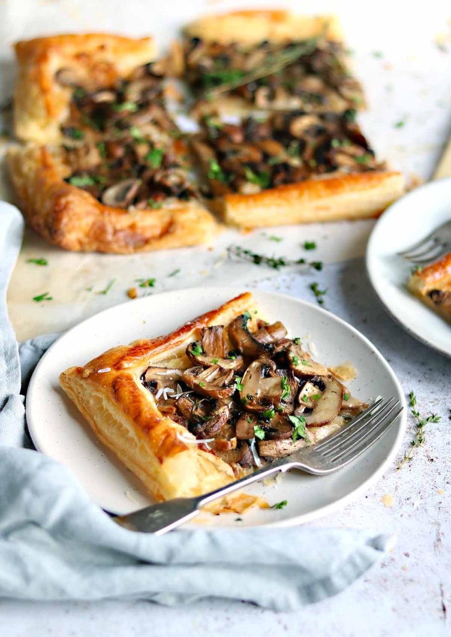 Mushroom Tart - The Last Food Blog