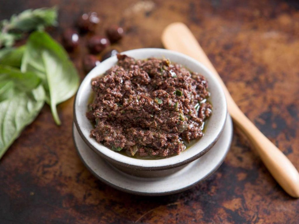 Black Olive Tapenade With Garlic, Capers, and Anchovies Recipe