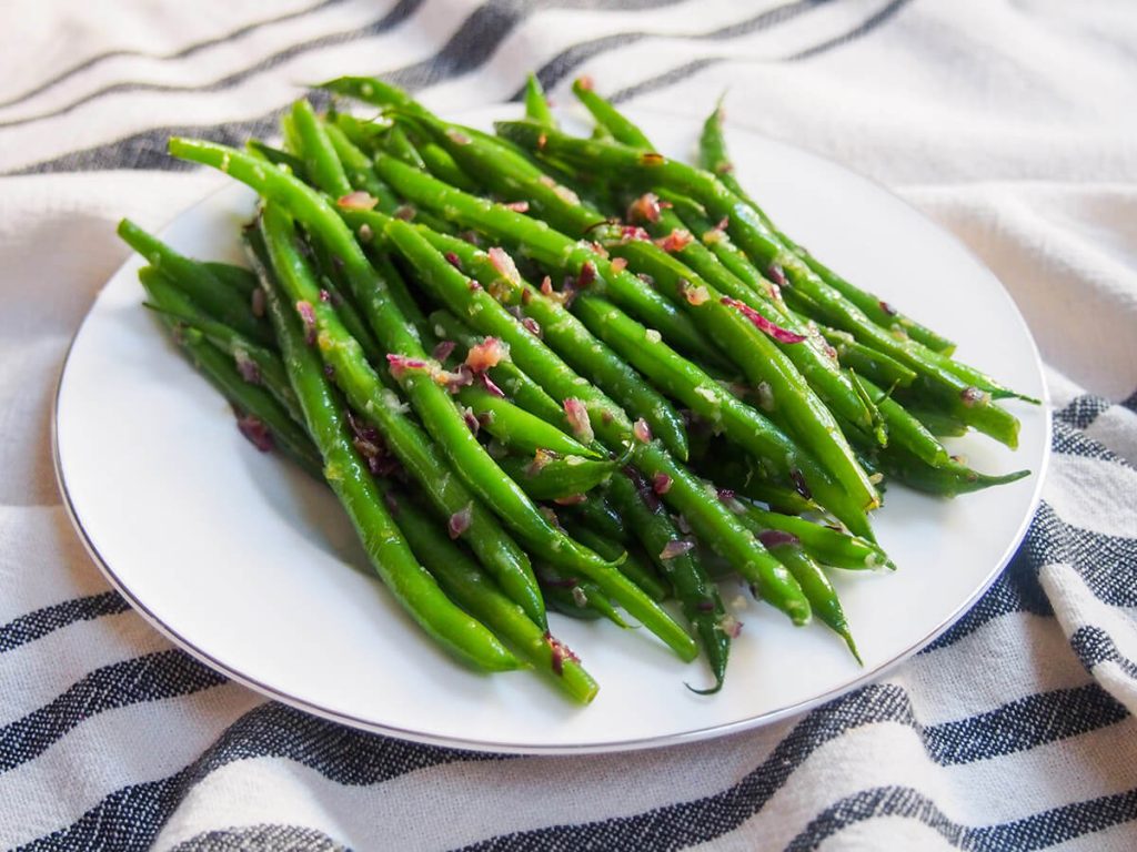 Sautéed French green beans - Caroline's Cooking