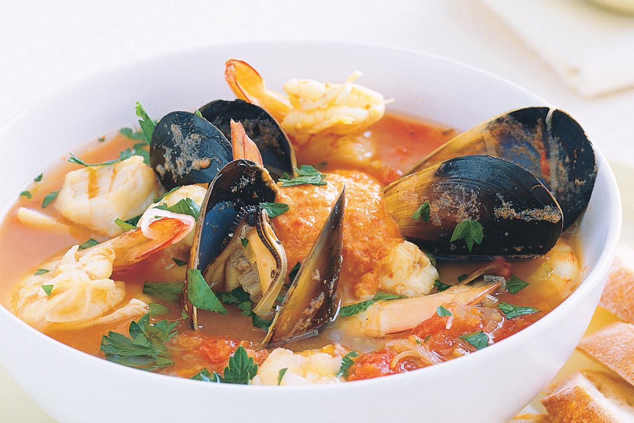 Seafood bouillabaisse